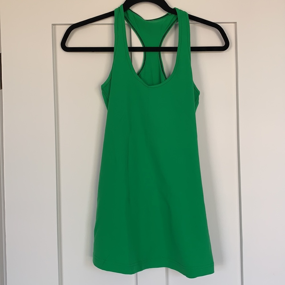 Lululemon cool racerback tank top - green